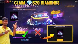 520 DIAMOND FREEFIRE NEW LESS IS MORE EVENTS FREEFIRE NEW LESS IS MORE TOP UP EVENTS TAMIL
