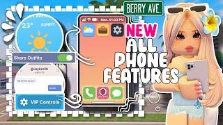 HOW TO **USE ALL PHONE FEATURES** IN NEW BERRY AVENUE UPDATE 33 