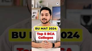 Top 5 BCA Colleges 2024 BUMAT BCA Course AdmissionsApply Now #shorts #bca #bumat #bcacolleges