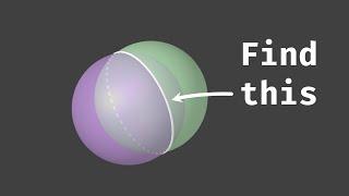 Vector Equation of Curve of Intersection of Two Spheres