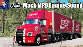 Mack Anthem MP8 Engine Sound by Kriechbaum  American Truck Simulator  ProMods Canada