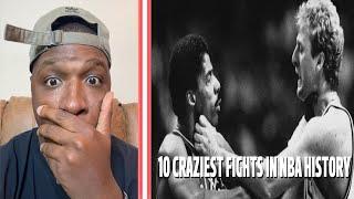 THEY WERE CRAZY Craziest NBA Fights VOL 1. REACTION