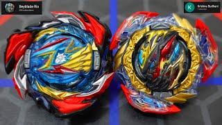 Dangerous Valkyrie VS Ultimate Belial RAMP Hobbies Beyblade Subscribers Custom Combo Battle Part 1