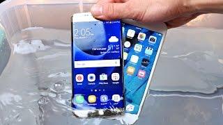 Samsung Galaxy S7 vs iPhone 6S Water Test Actually Waterproof?