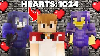 How I got 1024 HEARTS on this MINECRAFT SMP