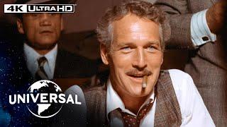 The Sting  Paul Newman Cons a Con Man in a High-Stakes Poker Game in 4K HDR