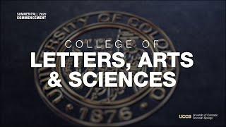 UCCS College of Letters Arts & Sciences  Virtual Fall & Summer 2020 Commencement Exercises