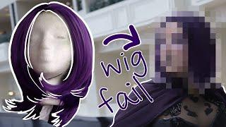 Wig Struggles - My Raven wig took two tries TT