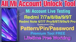 All Xiaomi Mobile Mi Account Remove Tool 2022 PatternPinPassword Frp Mi Account UnlockTool