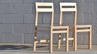 DIY Modern Plywood Chair  How To Make Two Chairs From One Sheet  #rocklerplywoodchallenge