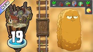 Plants vs  Zombies 2 - Wild West Day 19 Plants Lvl 1 & No Premium