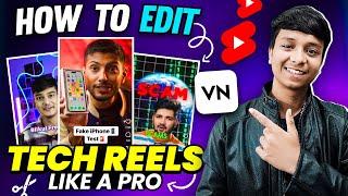 How to Edit Viral Tech REELS on Android - VN Video Editing Tutorial