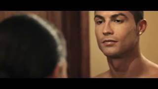 Cristiano Ronaldo locked out of hotel room in underwear.