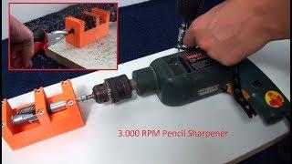 Insane 3000 RPM Pencil Sharpener