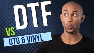 DTF vs. DTG vs. Vinyl Which Printing Method Reigns Supreme? #dtfprinting