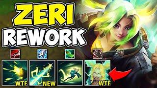 WOW THIS ZERI REWORK JUST COMPLETELY BROKE HER EVERY SPELL CHANGED