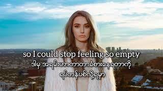 Olivia Obrien - Empty  Myanmar subtitles  mmsubLyrics 