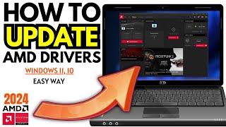 How to Install AMD Drivers in Windows 11 10  AMD Drivers Update 2024  AMD Adrenalin