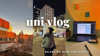 Uni Vlog  Working and studying in Canada  University of Alberta  International Student Diaries