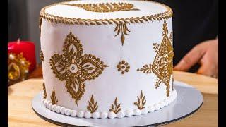Henna Cake  كيكة حنا - CookingWithAlia