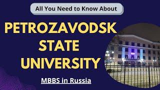 Petrozavodsk State Medical University Russia Education Fees Hostel Food Indian Students & more