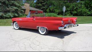 1957 Ford Thunderbird in Flame Red & Ride on My Car Story with Lou Costabile