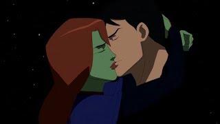 Young Justice Season 1 SuperBoy & Miss Martian All Moment