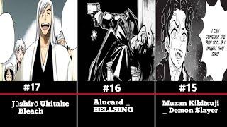 Top 25 Strongest Manga Characters Ranked by MrBeast