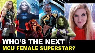 MCU Female Characters - Scarlet Witch Jane Foster Mighty Thor She-Hulk Invisible Woman Storm