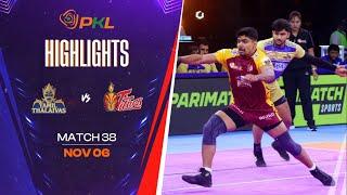 Match Highlights Tamil Thalaivas vs Telugu Titans  November 6  PKL Season 11