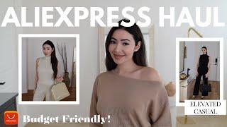 ALIEXPRESS HIGH QUALITY FINDS  Elevated Casual Outfits Aliexpress Haul + Try-on