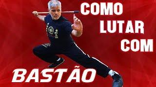 COMO MEXER O BASTÃO MÉDIO DE KUNG FU Aula de Artes Marciais Armas