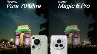 Huawei Pura 70 Ultra Vs Honor Magic 6 Pro Super Night Mode Camera Comparison