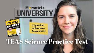 TEAS Science Practice Test 7 Questions with Answer + Explanations