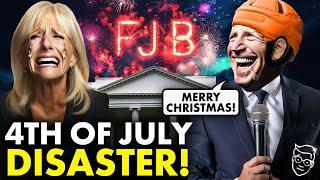 PANIC Biden Has 4th of July MELTDOWN LIVE At White House  Staff Rip Joe OFF-STAGE in Humiliation