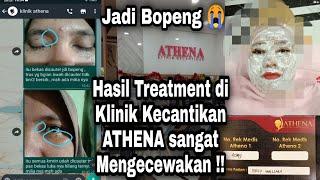 Review Treatment di Klinik Kecantikan ATHENA  dr.Richard Mengecewakan di cauter malah jadi bopeng