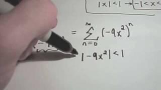 Power Series Representation of Functions