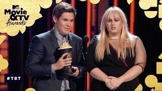 Rebel Wilson & Adam DeVine Accept Best Kiss Award for Pitch Perfect 2  MTV Movie & TV Awards