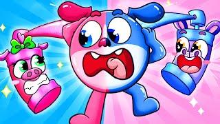 Pink vs Blue Challenge Song  Learn Color Song + Top Kids Songs by DooDoo & Friends