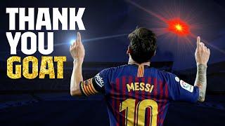 Thank you Leo Messi the Greatest Of All Time  Official FC Barcelona video