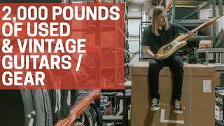 Unboxing 2000 Pounds of Used & Vintage Guitars