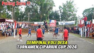 Semifinal Voli Desa Paling Seru Aksi KEKEN Bikin Ribuan Emak-Emak HISTERIS  Cipariuk Cup 2024