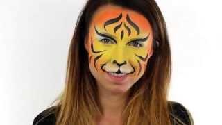 Quick & Easy Tiger Face Paint Tutorial  Snazaroo