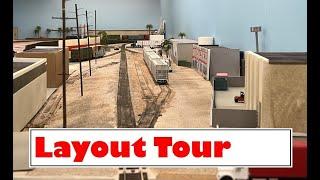 Layout Tour 2023 - Santa Ana Industrial Lead - Large Modern HO Scale Switching Model Railroad