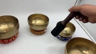 Singing bowl set