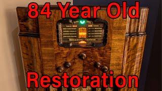84 Year Old Radio Receiver Restoration Stromberg-Carlson 145L