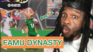 PART 2   FAMU   FIRST HOME GAME  CFB 25 DYNASTY vs JSU