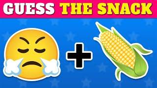 Guess The SNACK & JUNK FOOD By Emoji   Emoji Quiz 2024