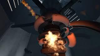 adding cool effects to portal 1 glados death