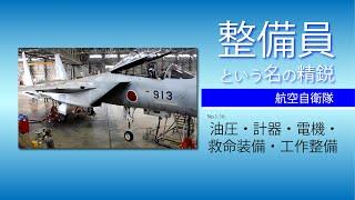 整備員という名の精鋭　油圧、計器、電機、救命装備及び工作整備員